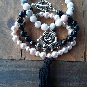 Set of 3 stackable bracelets